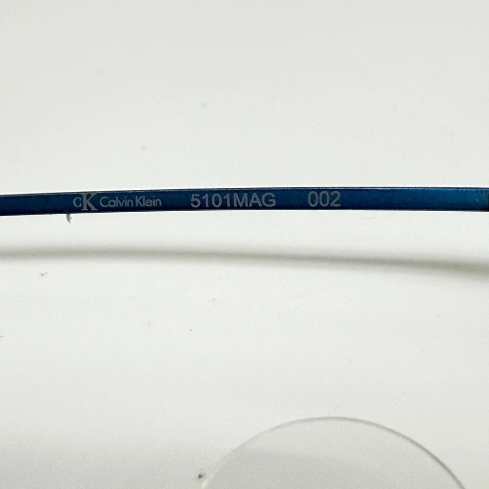 Calvin Klein 5101MAG 002 Navy Blue‎ Rectangular Eyeglass Frames 48-19-135 21833